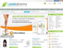 Tablet Screenshot of leaderpharma.com